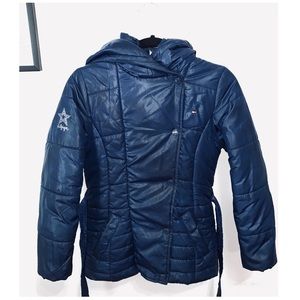 Woman’s Tommy Hilfiger Blue Puffer Jacket Size L